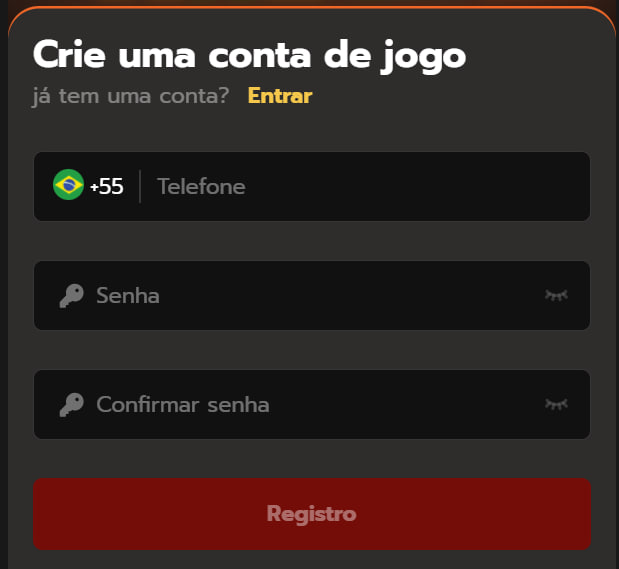 Formulário de Registro COCACOLAPG